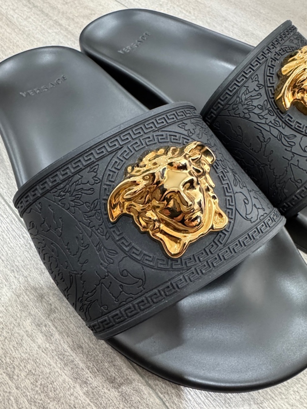 Versace Rubber Sliders - Picture 8 of 11